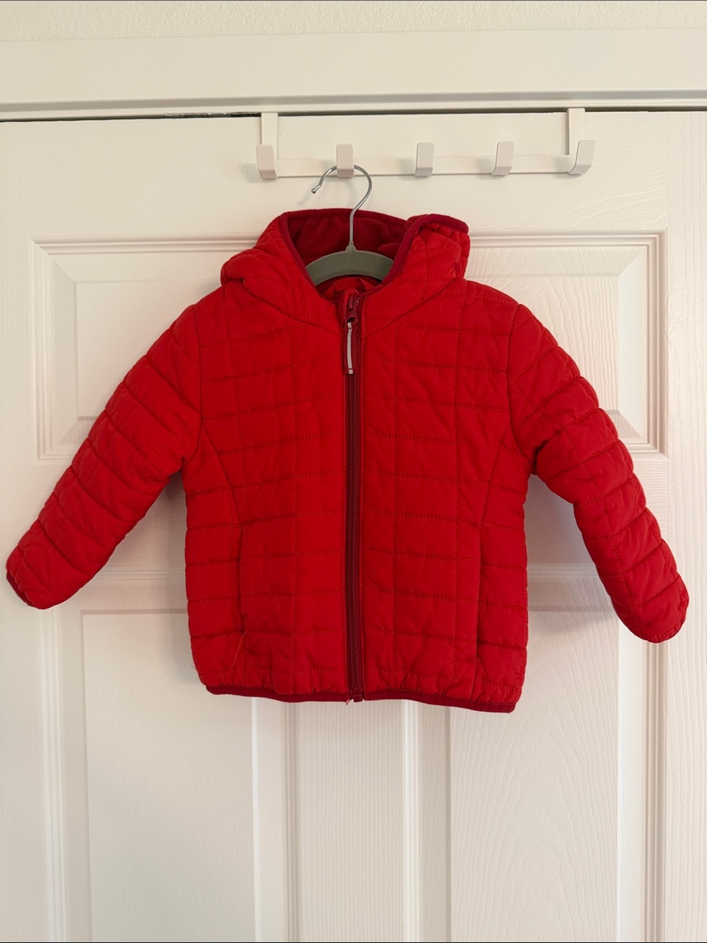 Cat & Jack | Red Hooded Puffer Jacket